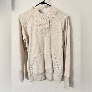 Puma Hooded Sweatshirt - Women’s Small (Cream)